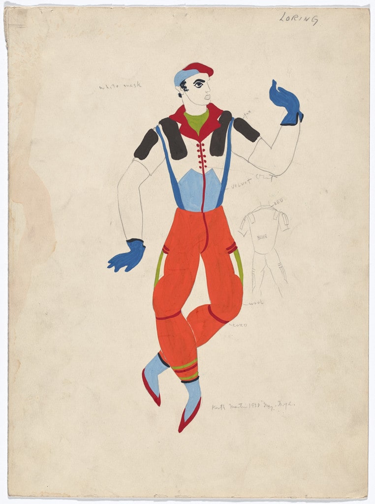 Costume design for the ballet Show Piece