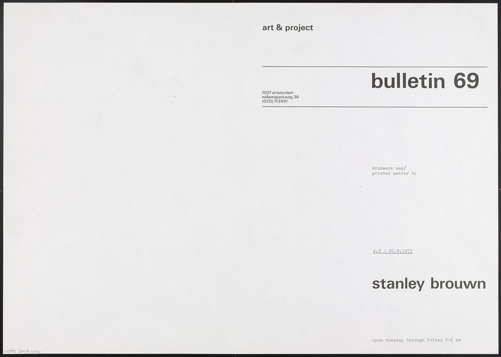 Art & Project Bulletin #67