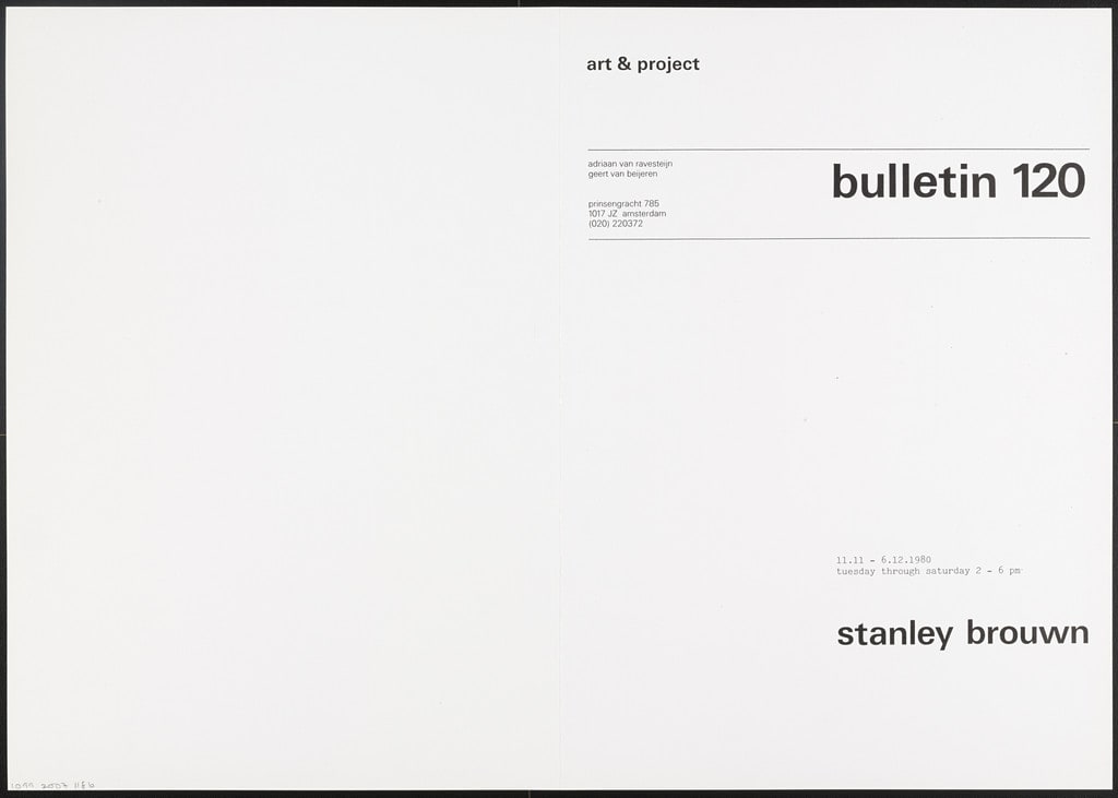 Art & Project Bulletin #118