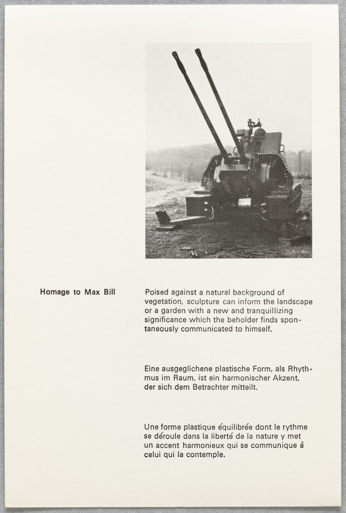 Wild Hawthorn Weapons Series No. 2: Homage to Max Bill