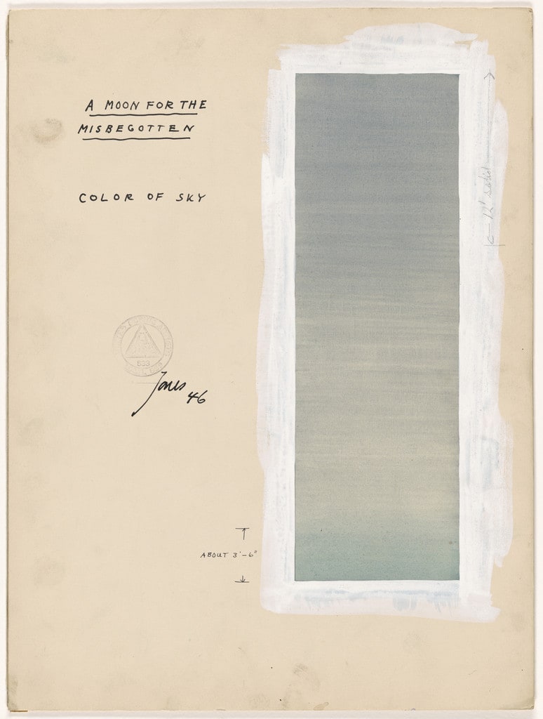 Color of Sky. Set design for the play A Moon for the Misbegotten