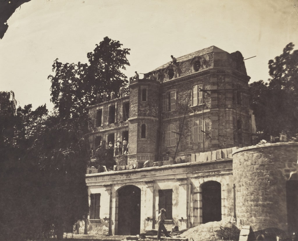 Château of M. le Marquis de Villeneuve-Bargemont under construction