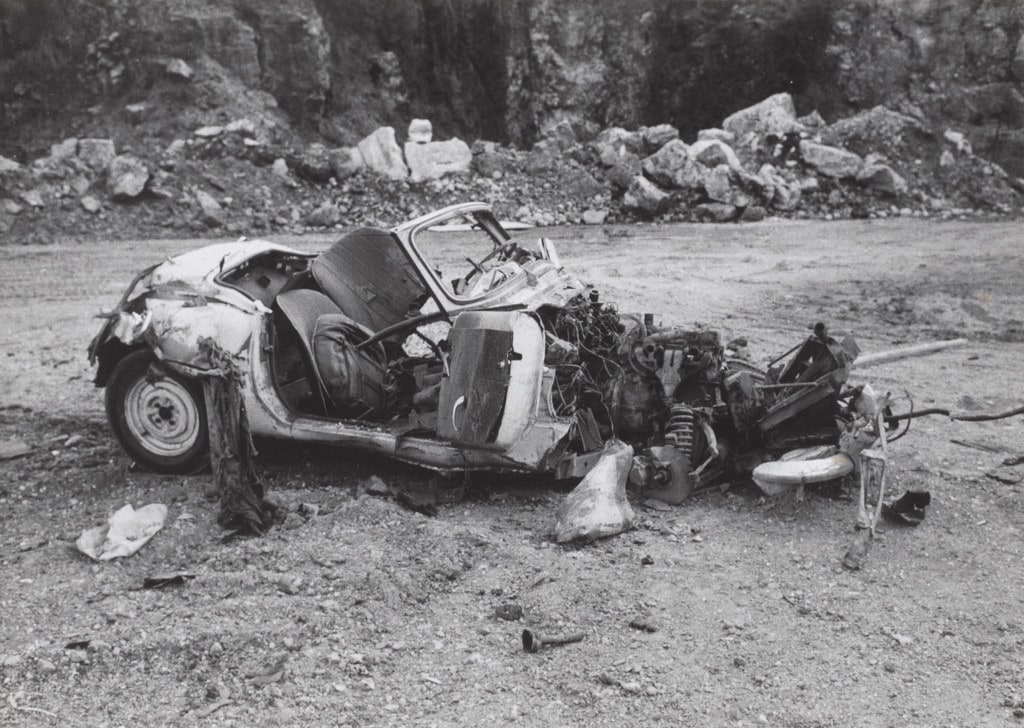 Dynamitage, performed during Fluxus Festival of Total Art and Comportment, Nice, July 27, 1963
