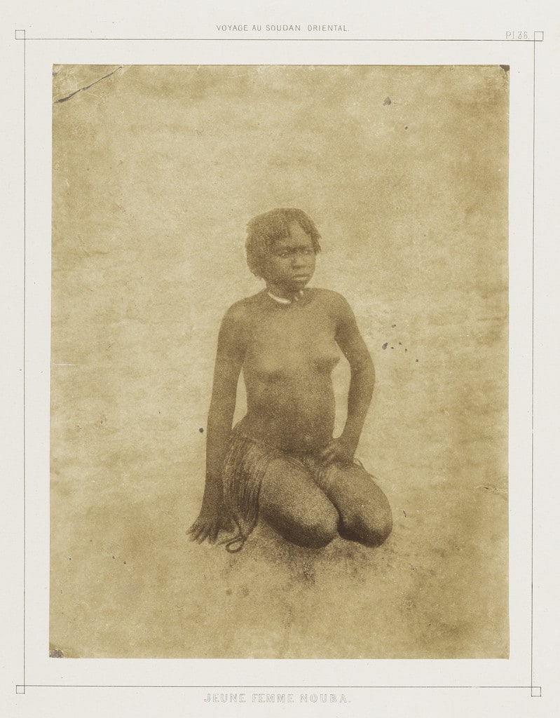 Young Nubian Woman from Voyages au Soudan Oriental (Paris: Borrani, 1852-58)