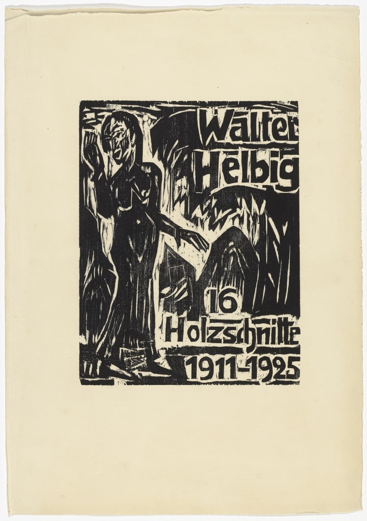 Title page (Titelblatt) from 16 Woodcuts (16 Holzschnitte)