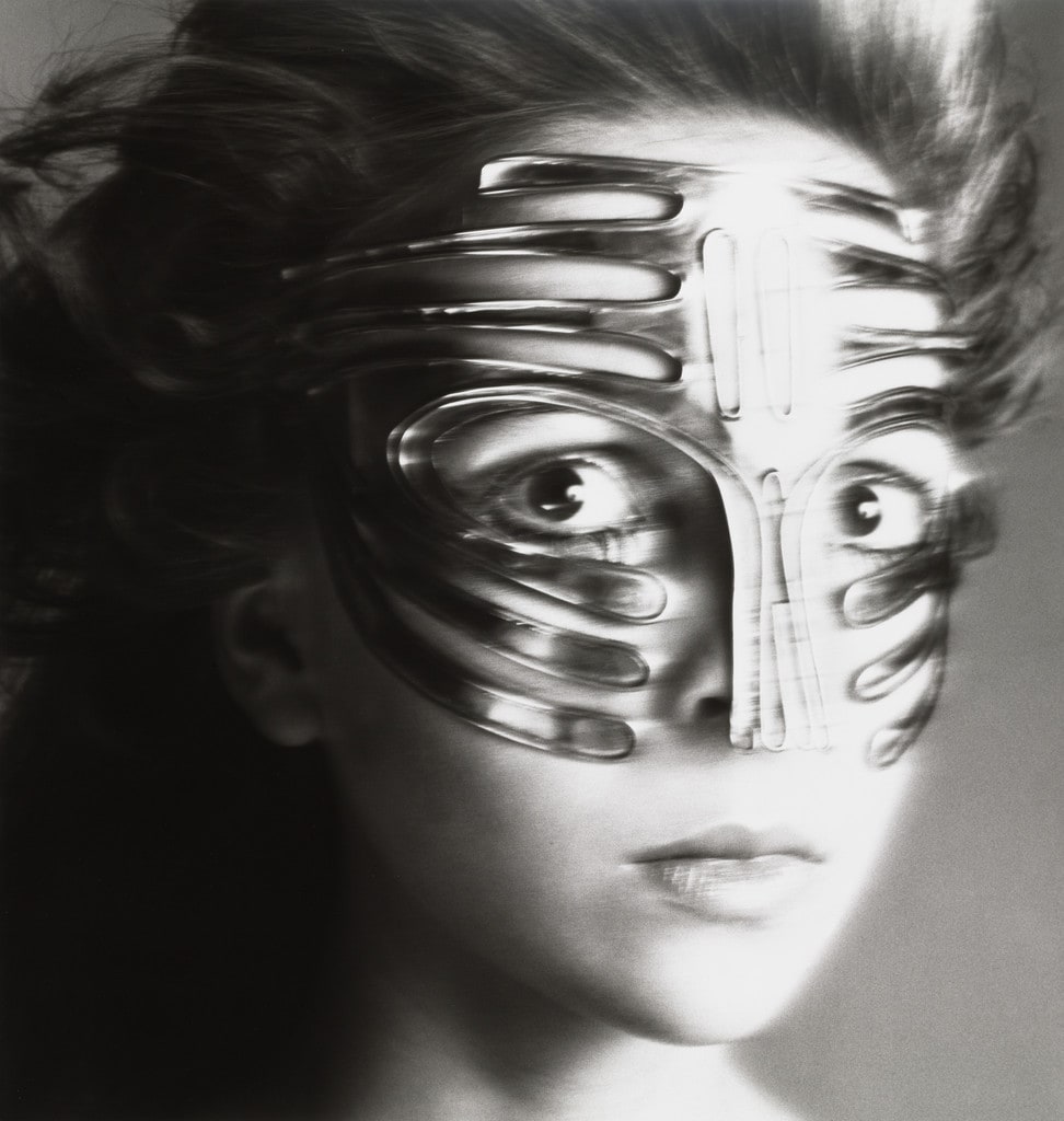 Penelope Tree, mask by Ungaro, Paris