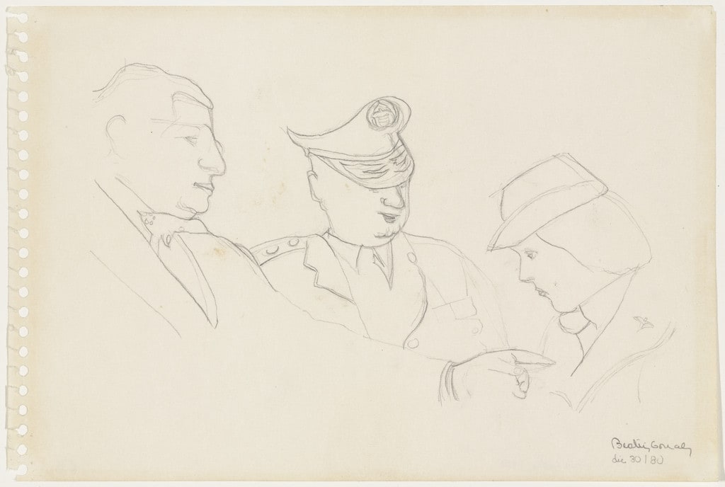 Turbay con mota (Turbay with police transit officer)