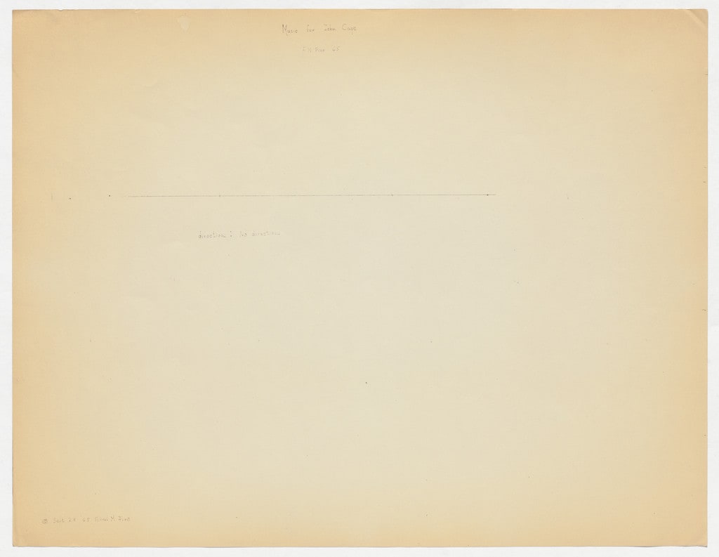 Music for John Cage