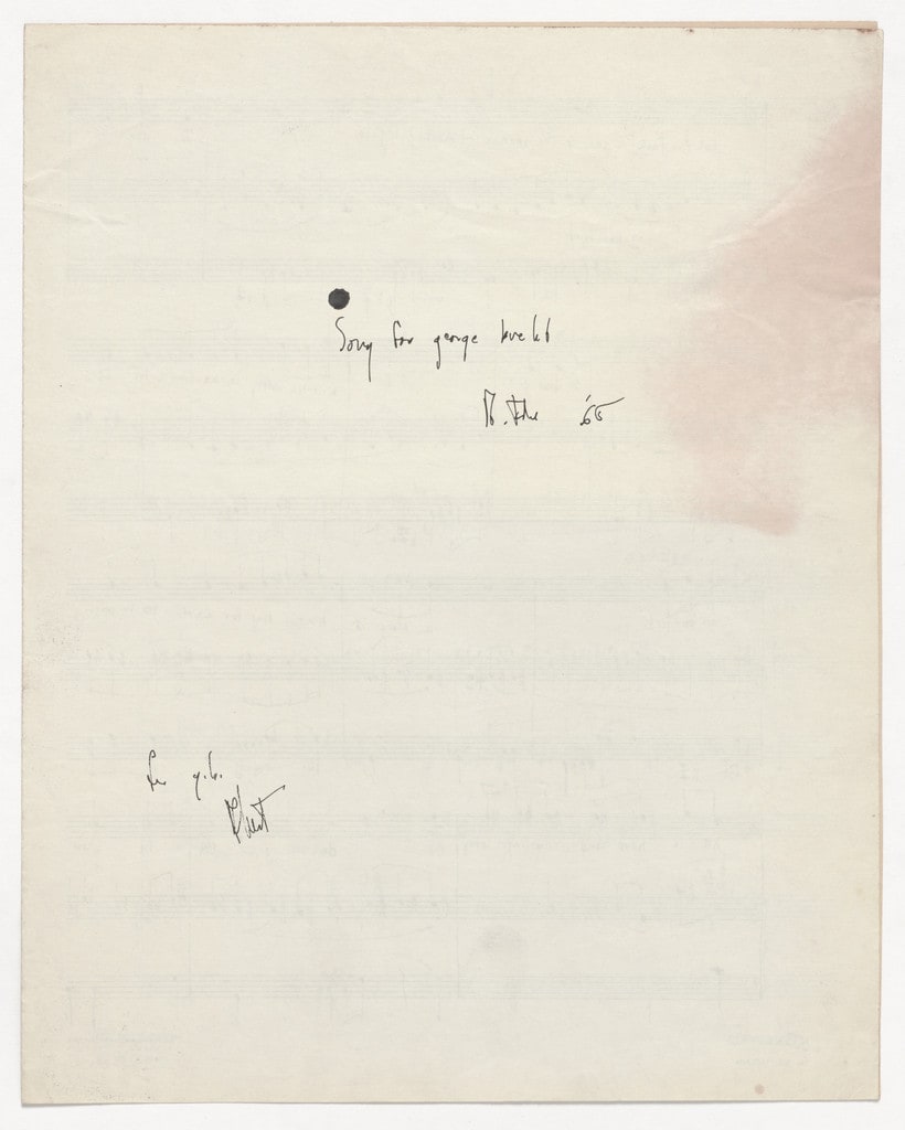 Song for George Brecht