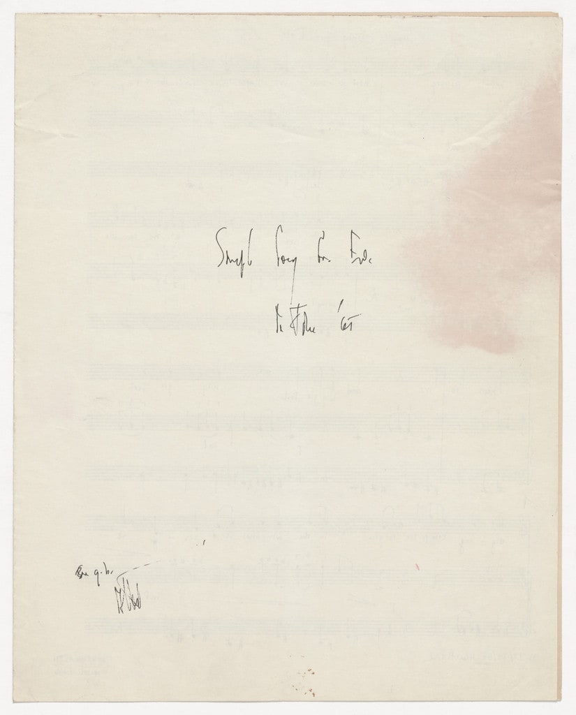 Simple Song for Eric (Brecht)