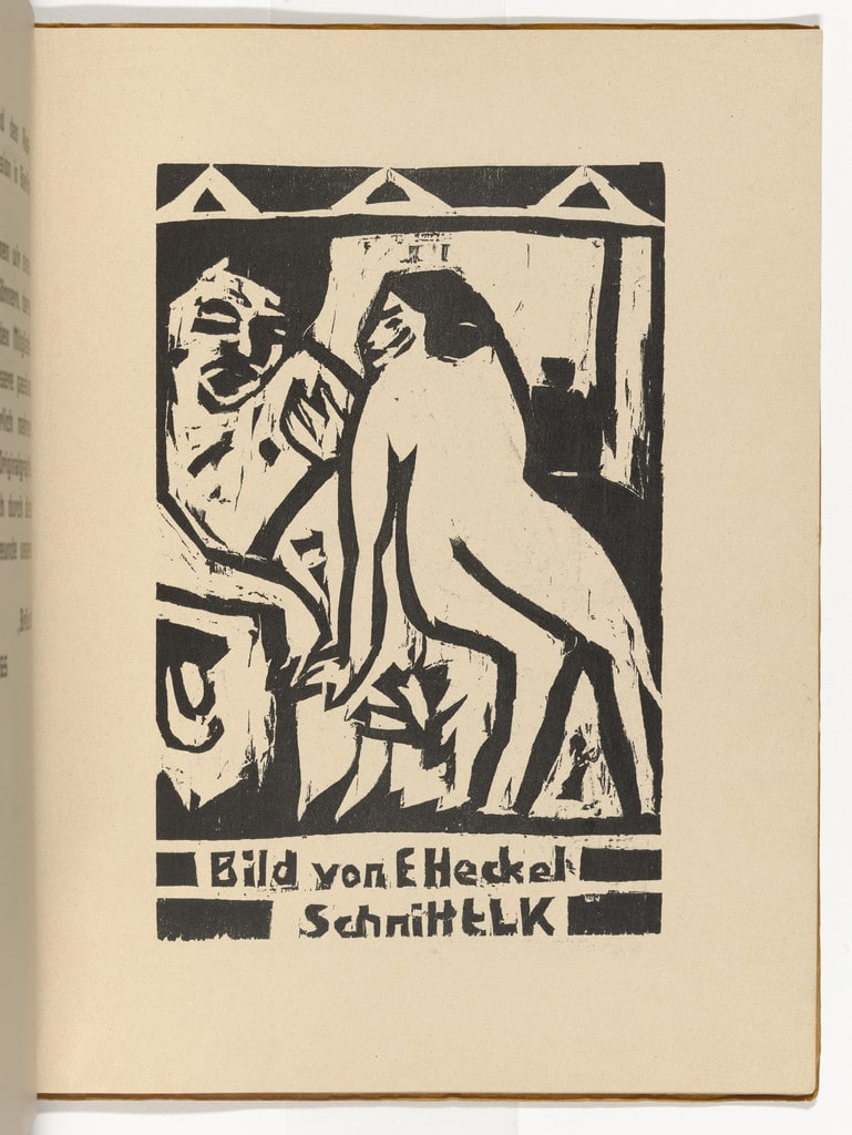 Woman and Man (Mann und Frau) (plate, folio 2) from KG Brücke