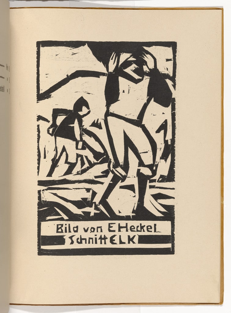 Sand Diggers at the Tiber River (Sandgräber am Tiber) (plate, folio 13) from KG Brücke