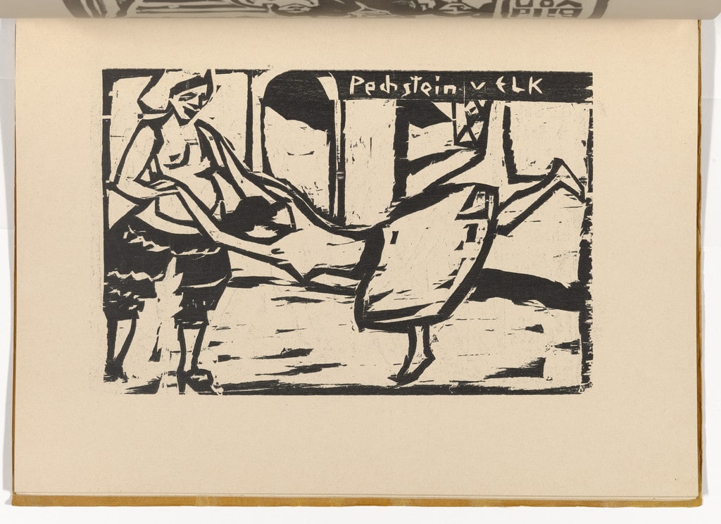 Dance (Tanz) (plate, folio 14 verso) from KG Brücke