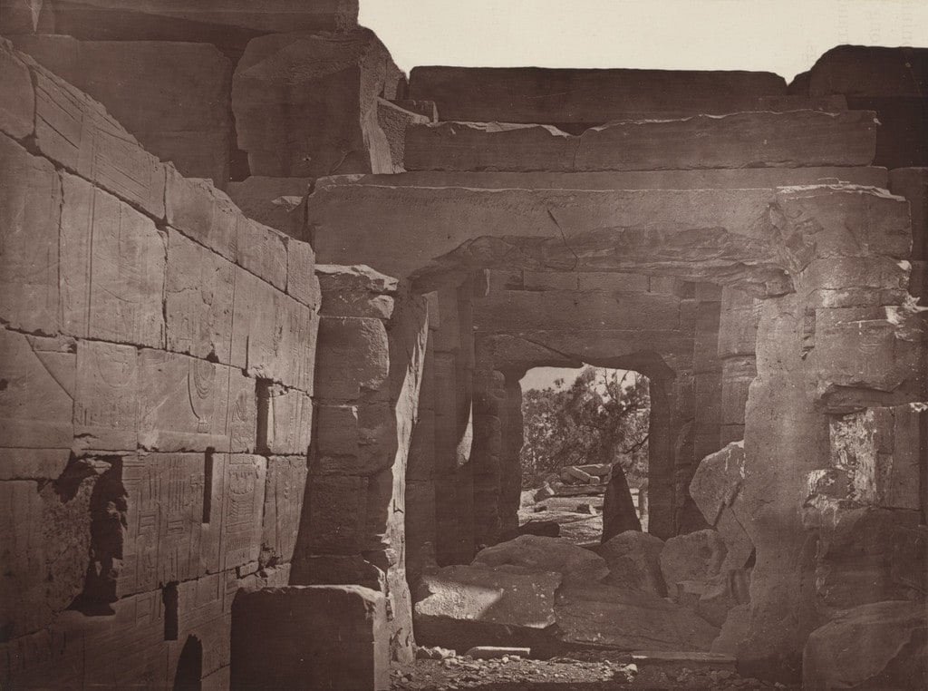Interior View of the Temple of Goorneh