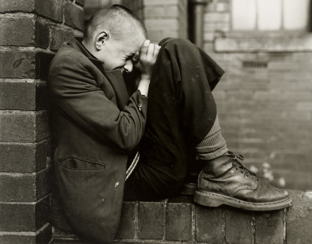 Youth on a Wall, Jarrow, Tyneside