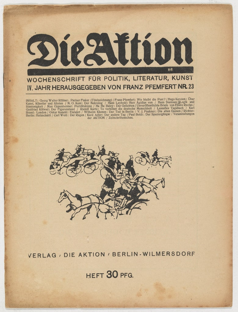 Die Aktion, vol. 4, no. 23