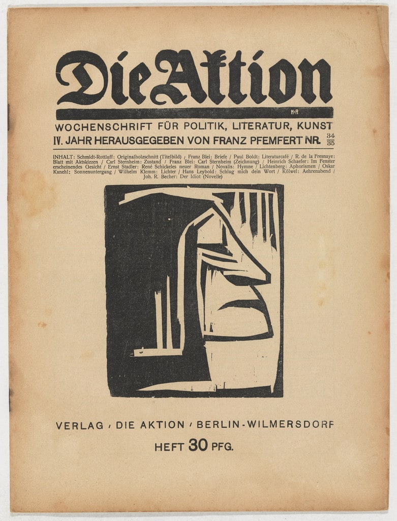 Die Aktion, vol. 4, no. 34/35