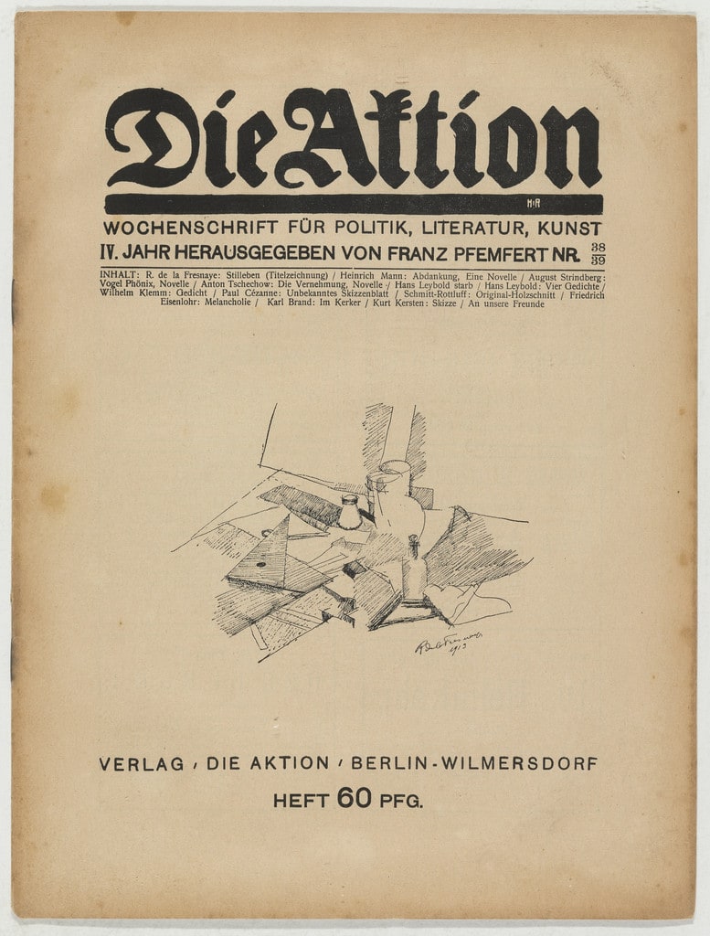 Die Aktion, vol. 4, no. 38/39