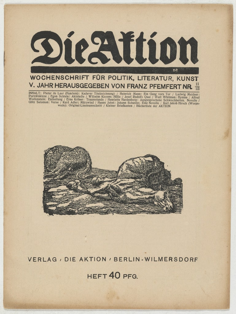 Die Aktion, vol. 5, no. 11/12