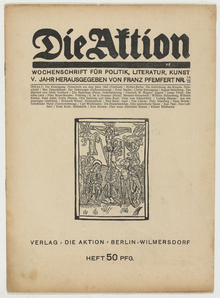 Die Aktion, vol. 5, no. 14/15