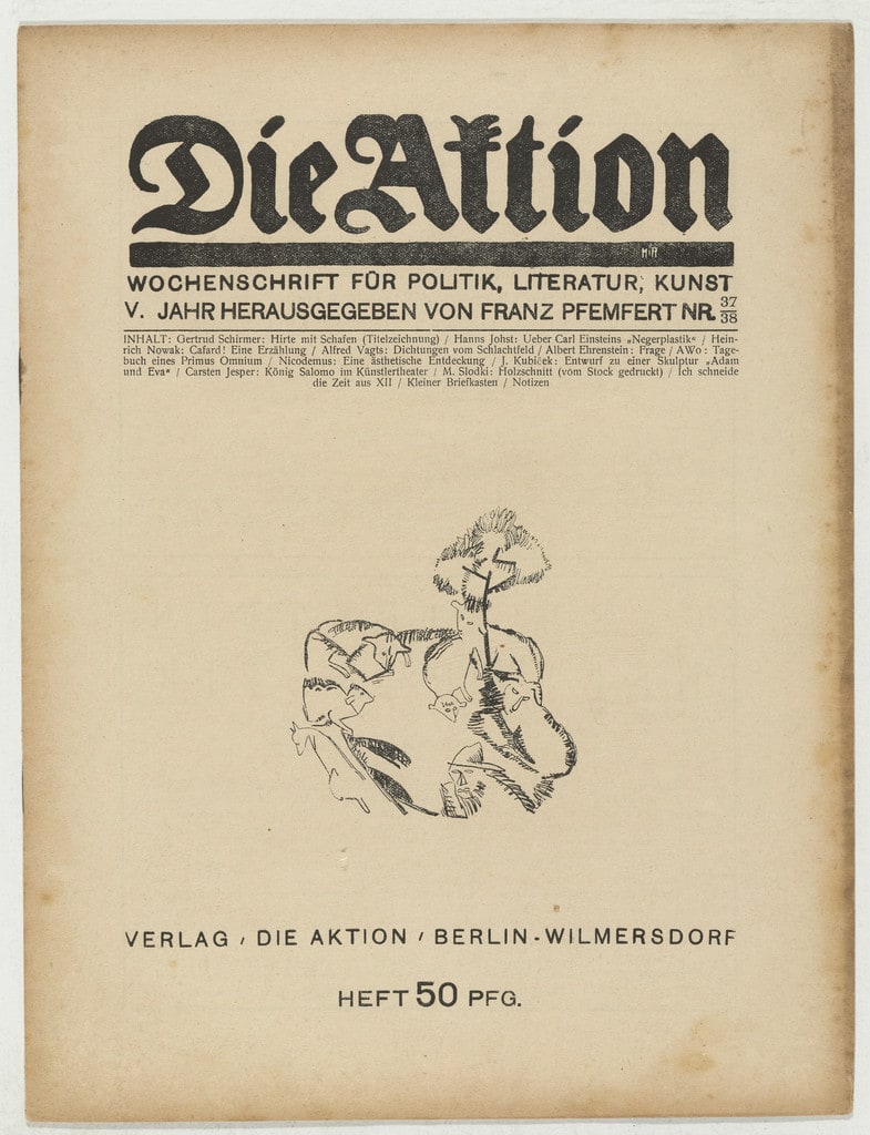 Die Aktion, vol. 5, no. 37/38