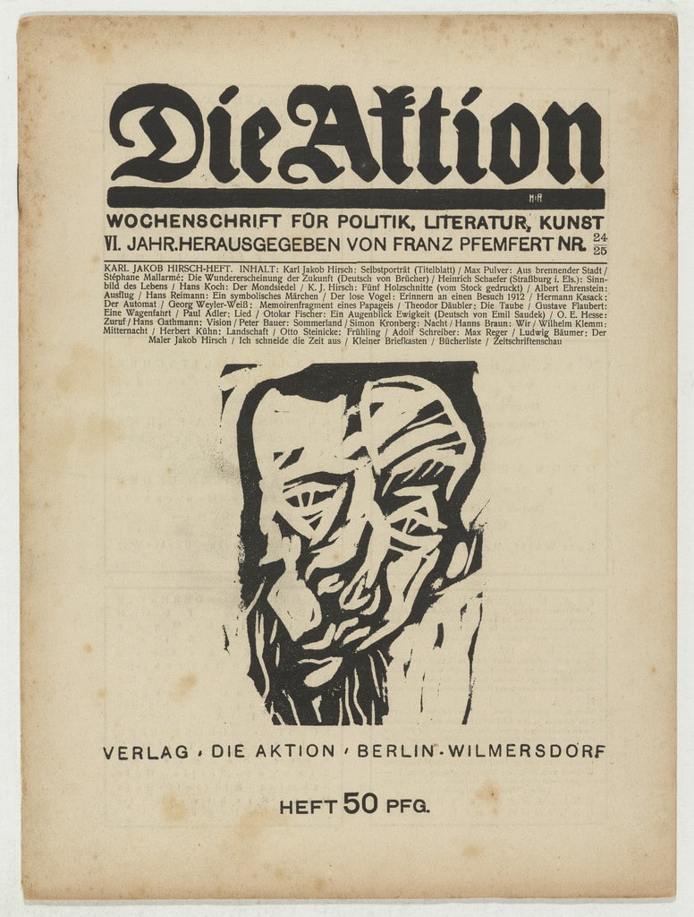 Die Aktion, vol. 6, no. 24/25