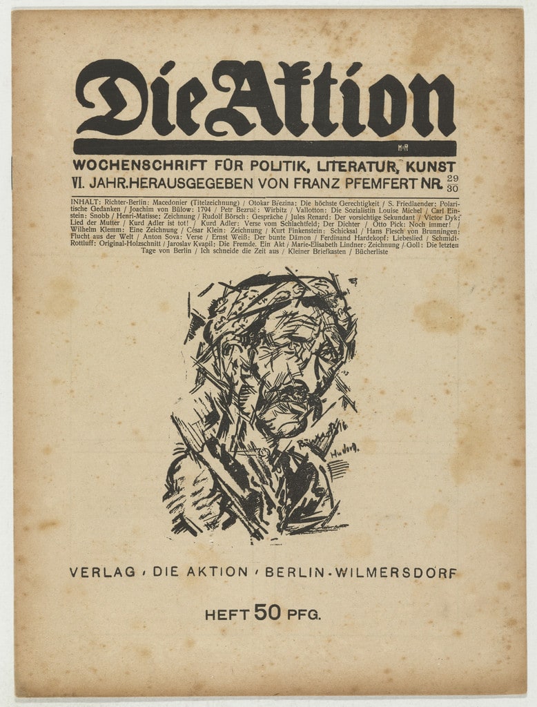 Die Aktion, vol. 6, no. 29/30
