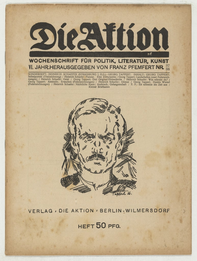 Die Aktion, vol. 6, no. 37/38