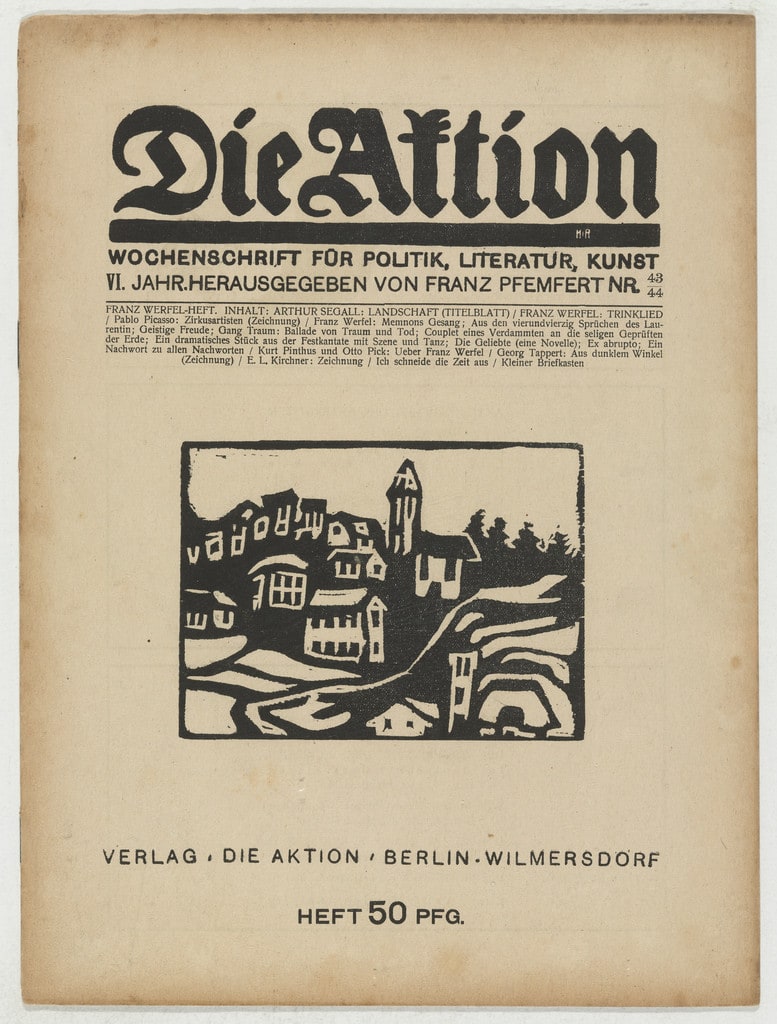 Die Aktion, vol. 6, no. 43/44