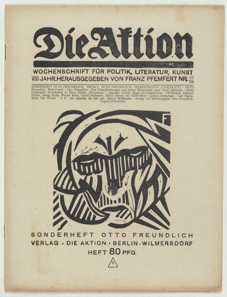 Die Aktion, vol. 8, no. 37/38