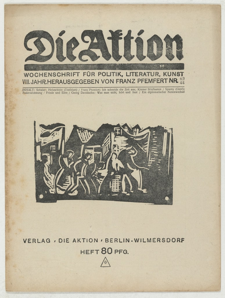 Die Aktion, vol. 8, no. 43/44