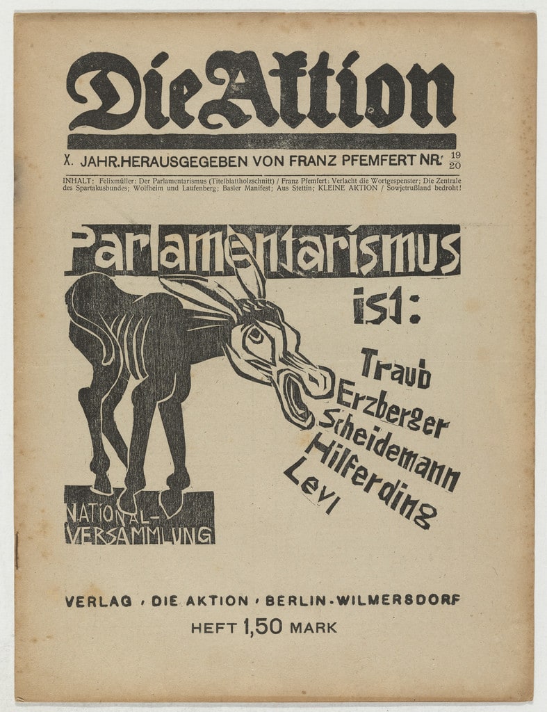 Die Aktion, vol. 10, no. 19/20