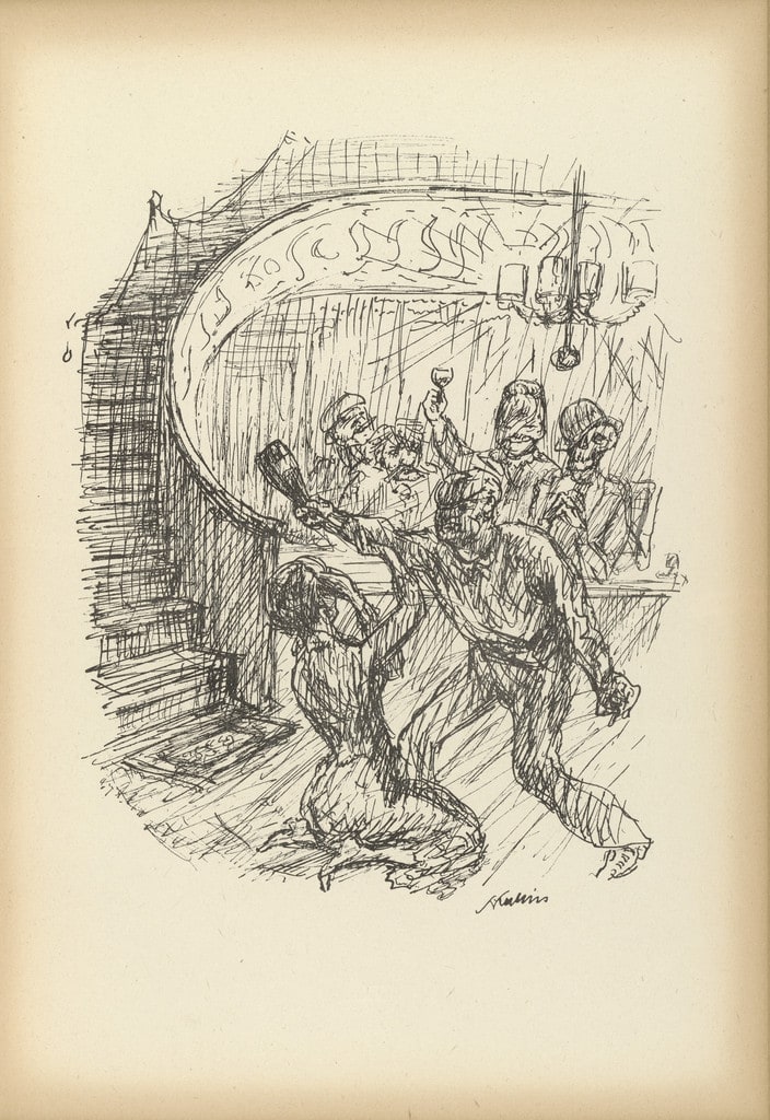 Tavern (Kaschemme) from Ein neuer Totentanz (A New Dance of Death)