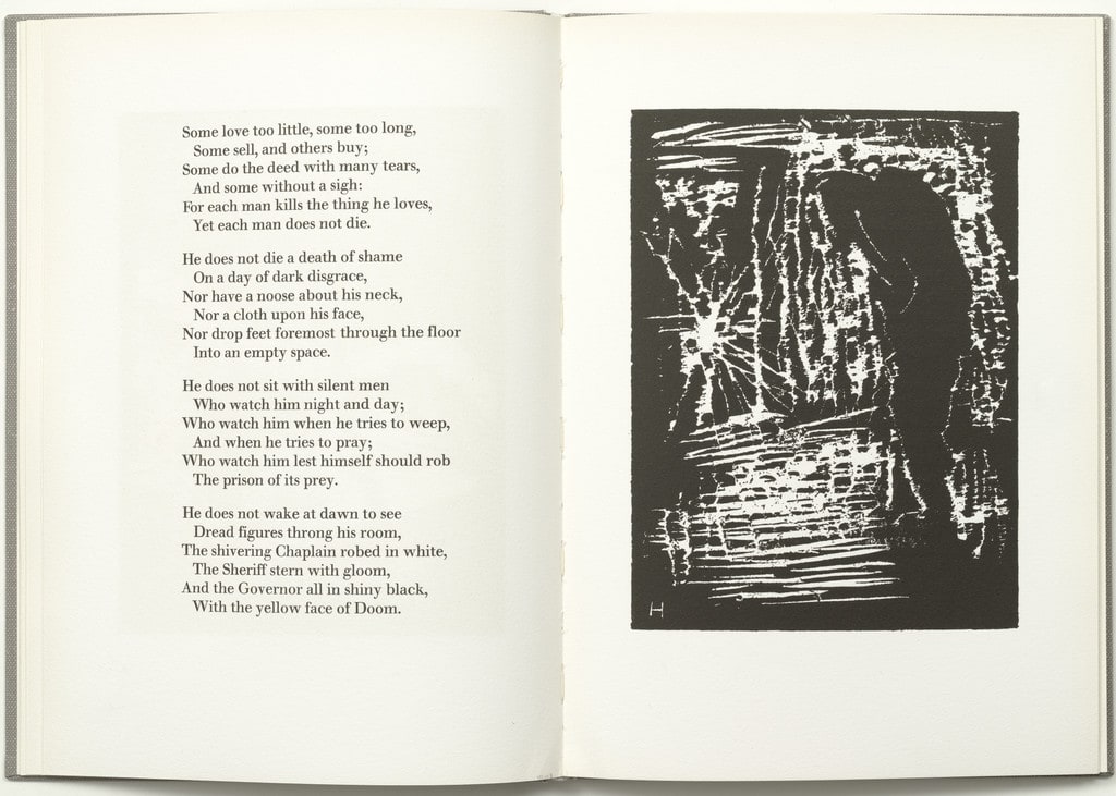 Plate (folio 7) from The Ballad of Reading Gaol