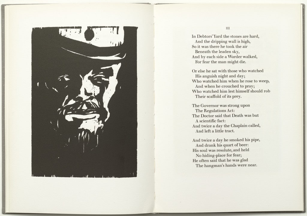 Plate (folio 10 verso) from The Ballad of Reading Gaol