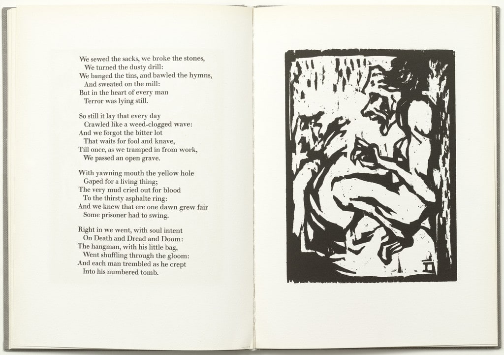 Plate (folio 13) from The Ballad of Reading Gaol