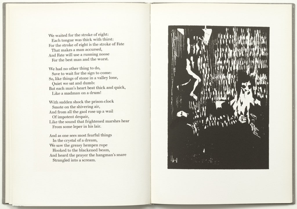 Plate (folio 17) from The Ballad of Reading Gaol
