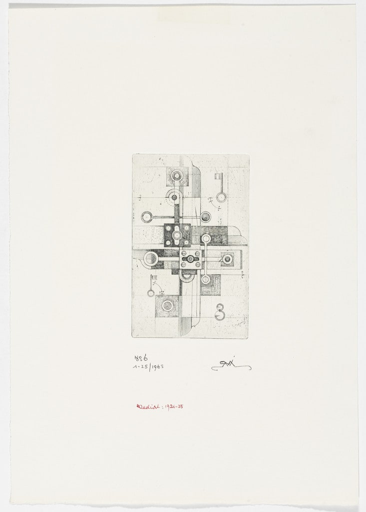Yale Vertical Plate (Yale-Vertikalplatte) from The Mystery und dieses Rätsels Lösung