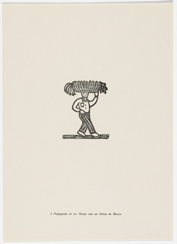 A Propaganda de um Matuto com um Balaio de Maxixe from the portfolio Xilogravura Popular do Nordeste (Popular Woodcuts of the Northeast)