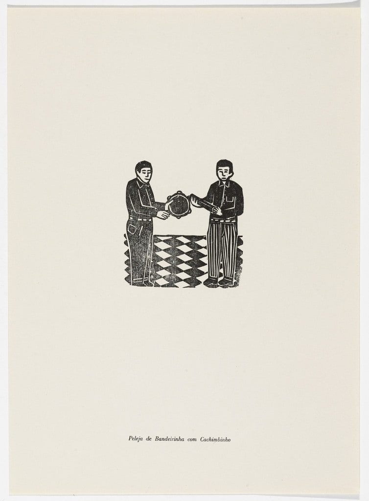 Peleja de Bandeirinha com Cachimbinho from the portfolio Xilogravura Popular do Nordeste (Popular Woodcuts of the Northeast)