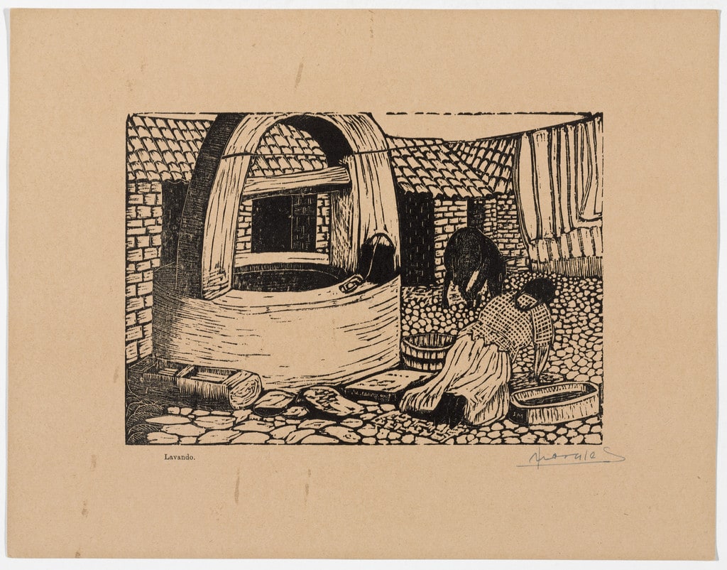 Washing (Lavando) from Album of Prints (Album de grabados)