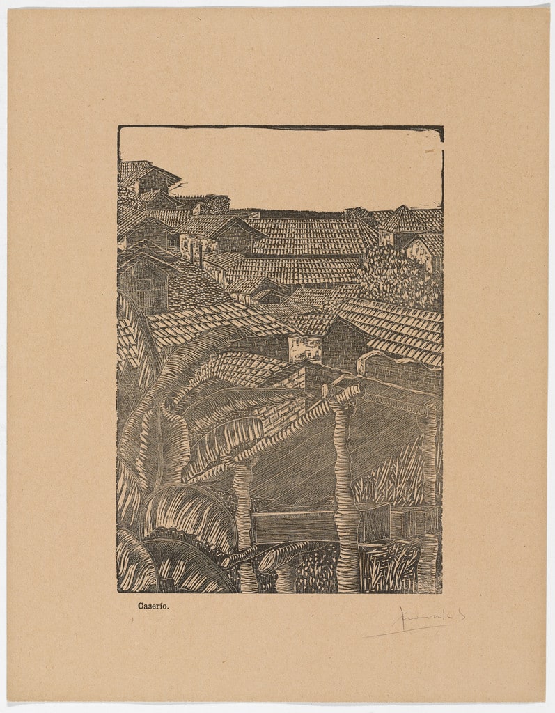 Small Village (Caserío) from Album of Prints (Album de grabados)