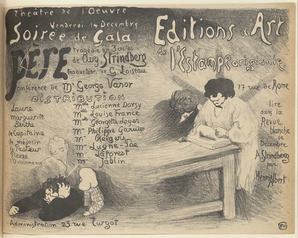 Program for Father (Père) from The Beraldi Album of Theatre Programs