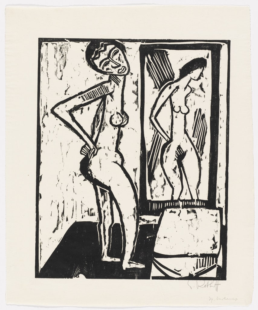 Girl before a Mirror (Mädchen vor dem Spiegel)