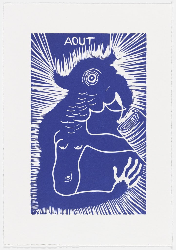 August (août) from The Erotic Diary of a Lumberjack (Le journal érotique d'un bûcheron)