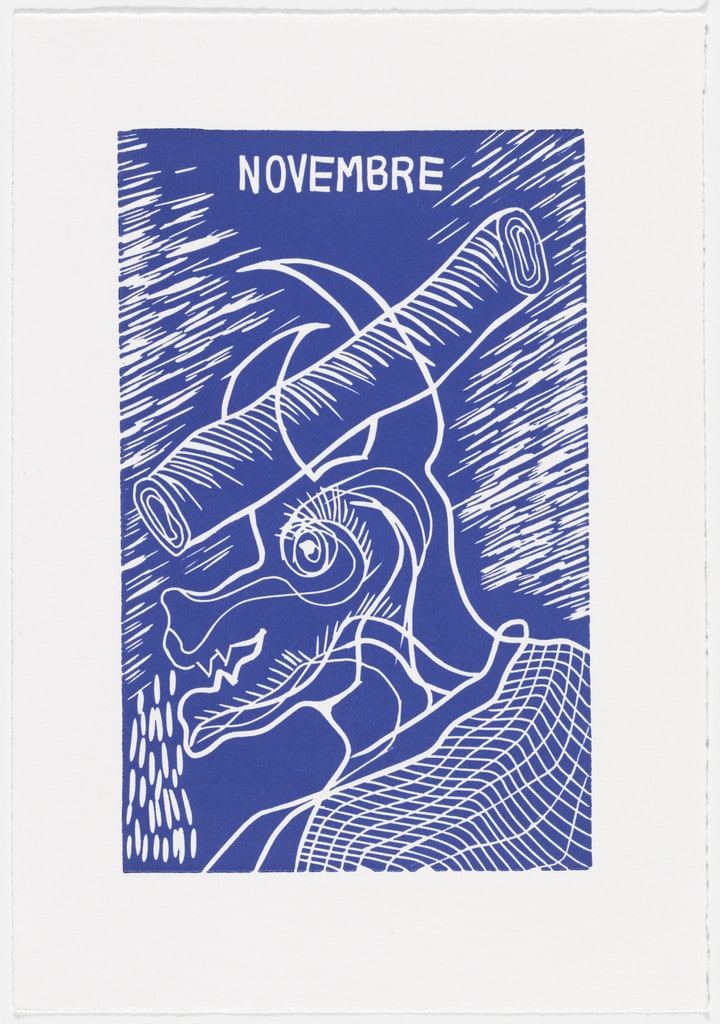 November (novembre) from The Erotic Diary of a Lumberjack (Le journal érotique d'un bûcheron)