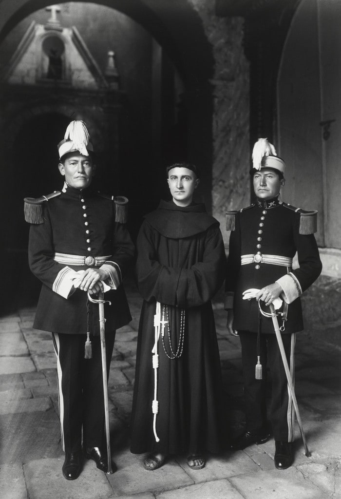 Soldiers and Franciscan Monk, San Francisco Monastery