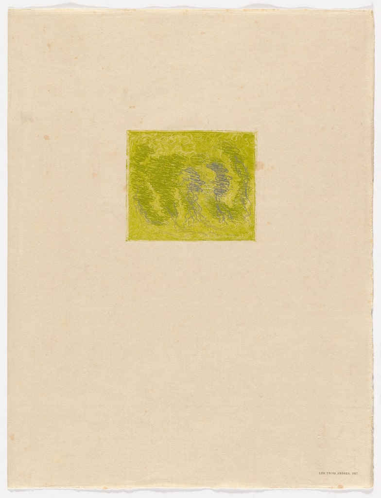 Les trois arbres, 1927 from Fautrier l'enragé