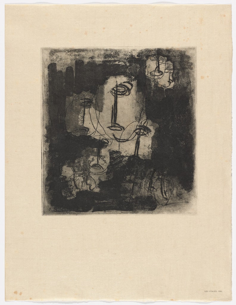 Hostages (Les Otages), 1942 from Fautrier l'enragé