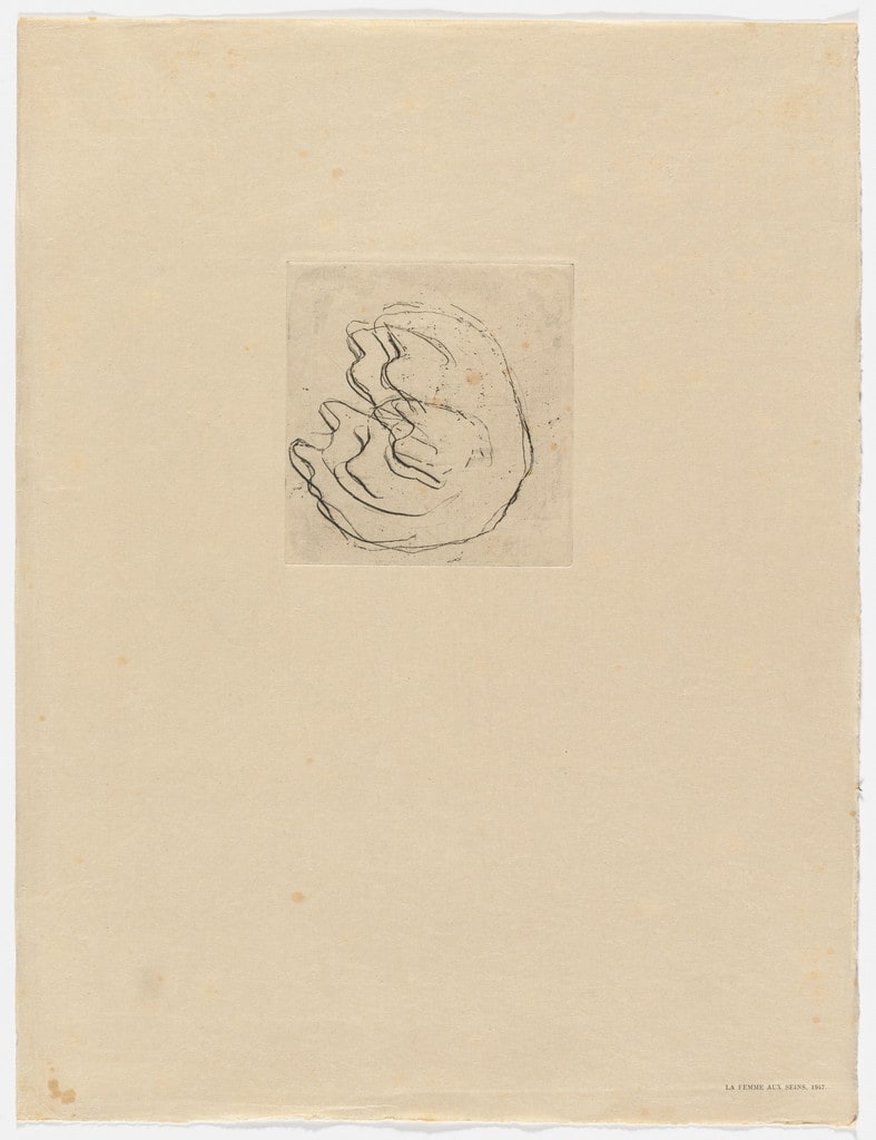 La femme aux seins, 1947 from Fautrier l'enragé